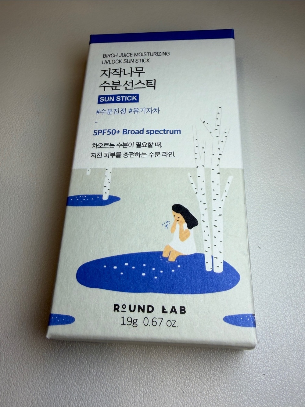 Round Lab Birch Juice Moisturizing Sun Stick SPF50+ .67oz